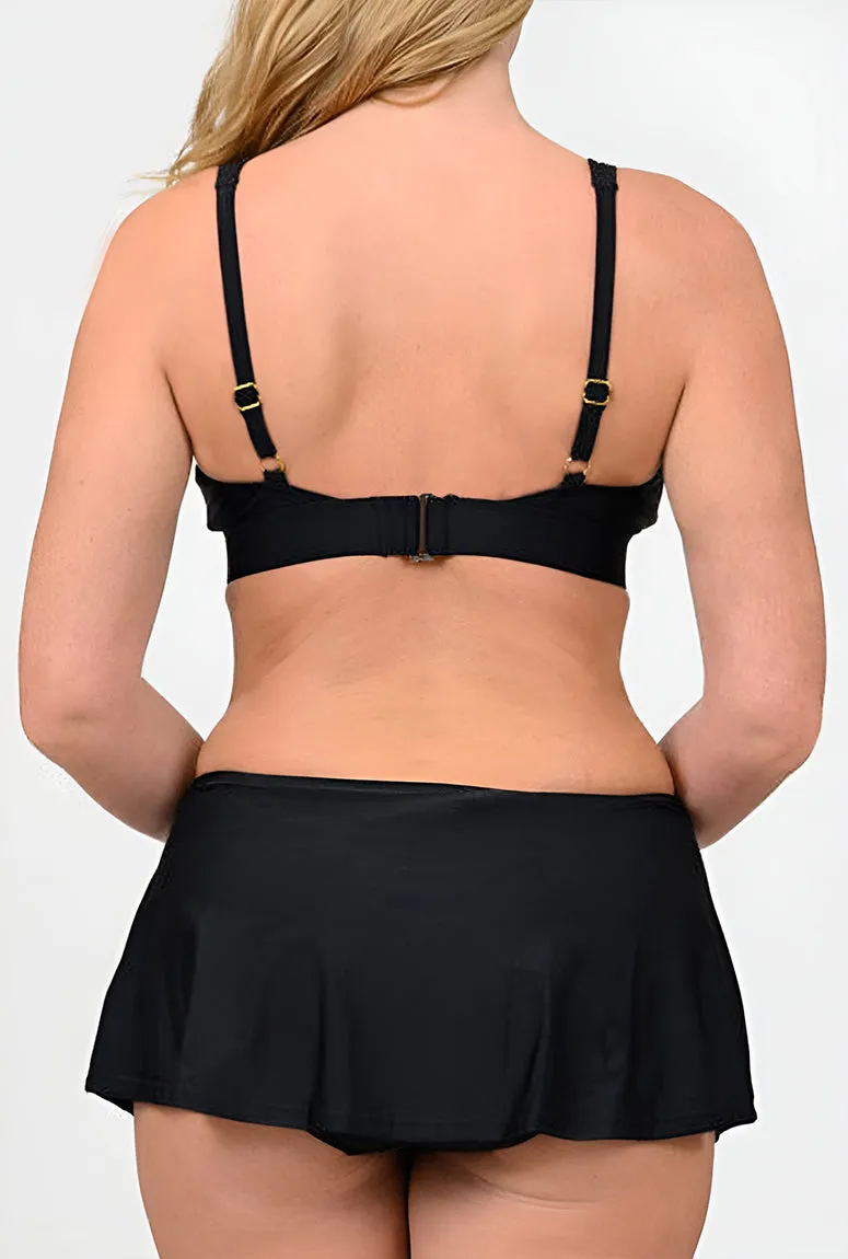 MS-CS102 - Wholesale Women's O-Ring One-Piece & Skirtini Swimsuits