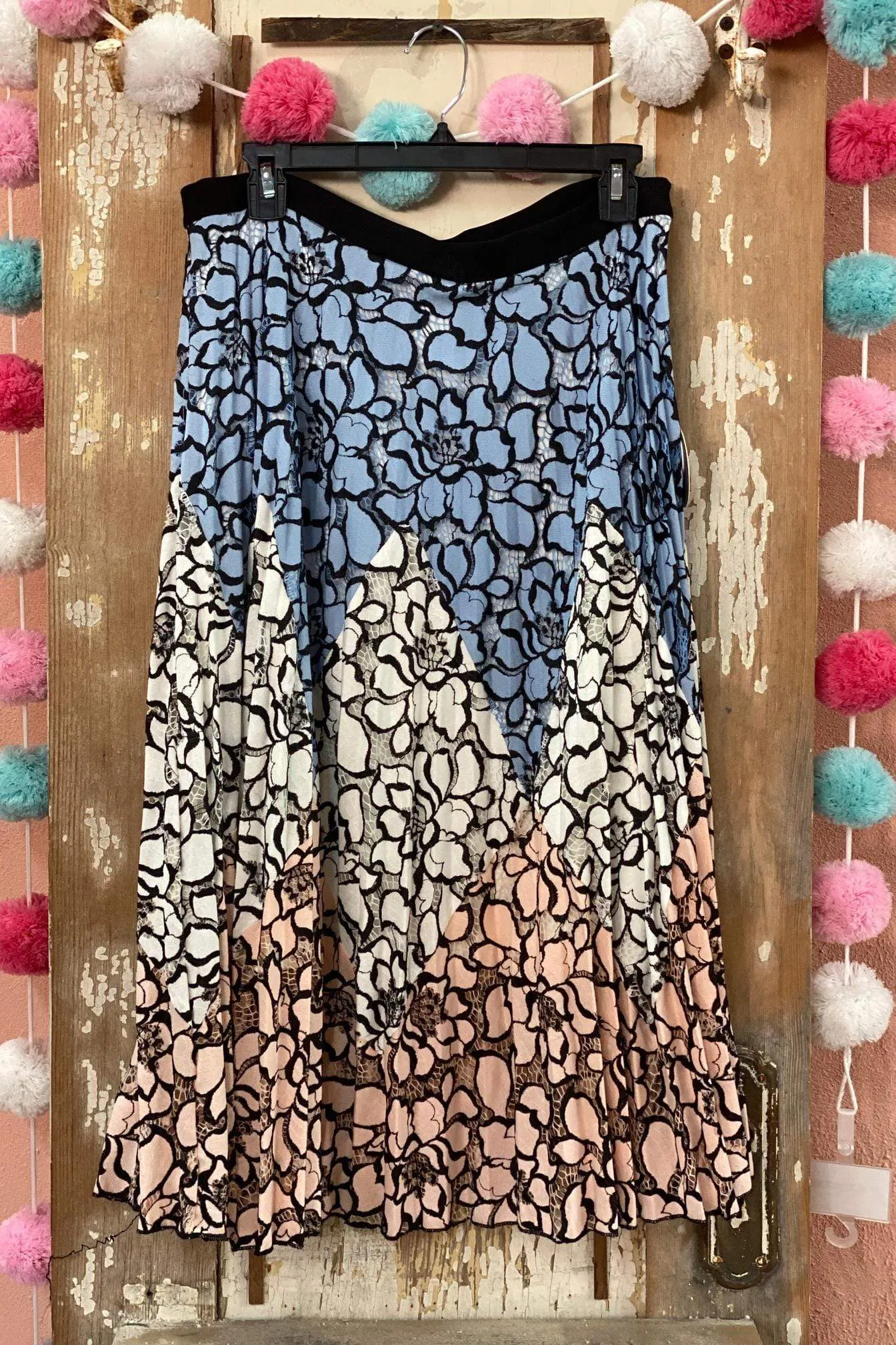 Multi Color Lace Skirt Lillian Wrinkle Resistant