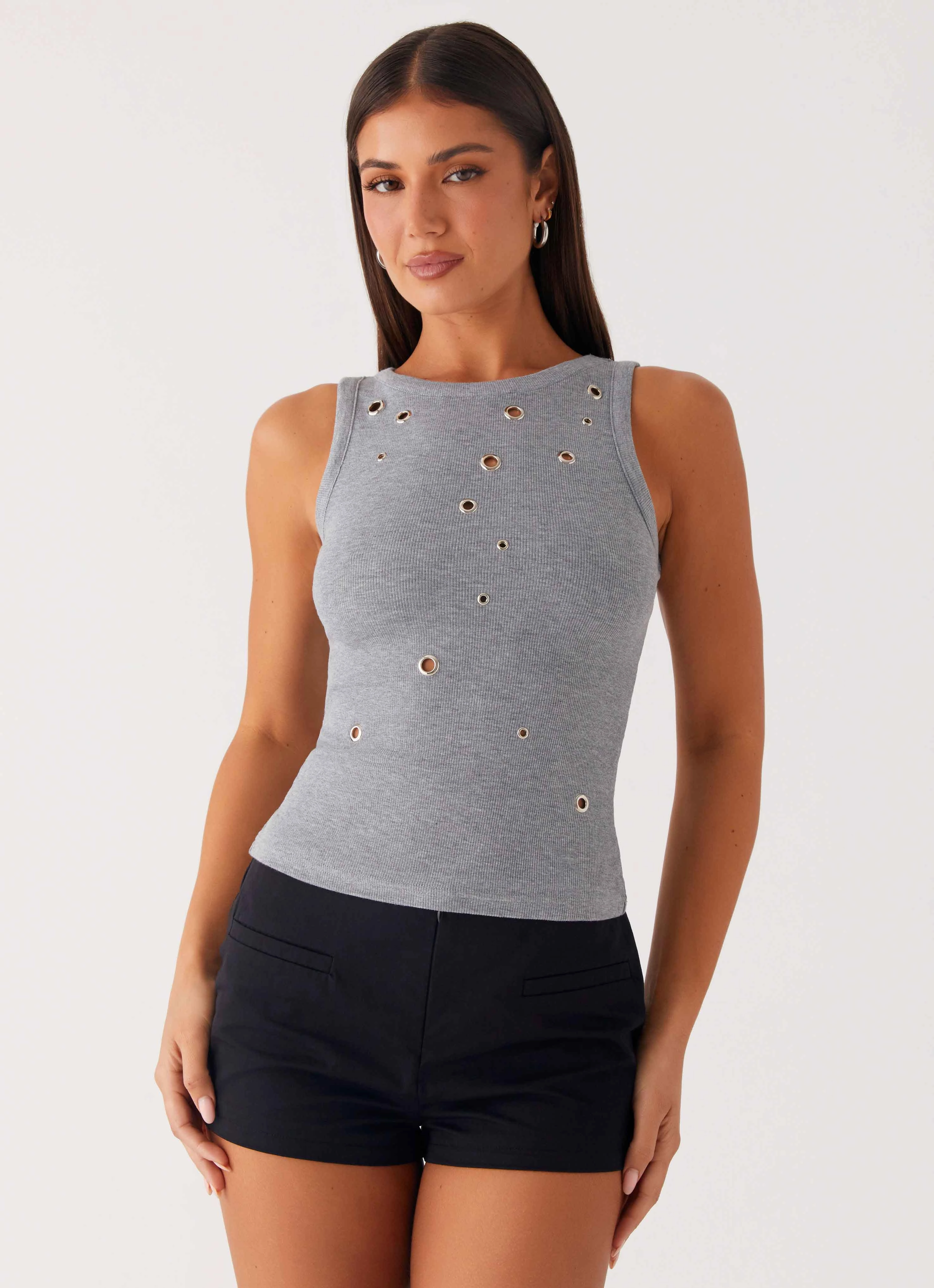 Tension Balanced Design Oblivion Tank Top - Grey