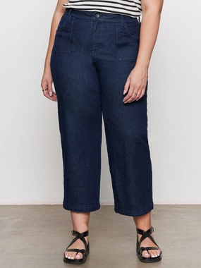 MultiPanel Cut League Crop Jeans Plot Twist Extended Sizing League Crop Jeans Plot Twist Extended Sizing Non Tapered Leg Casual Performance