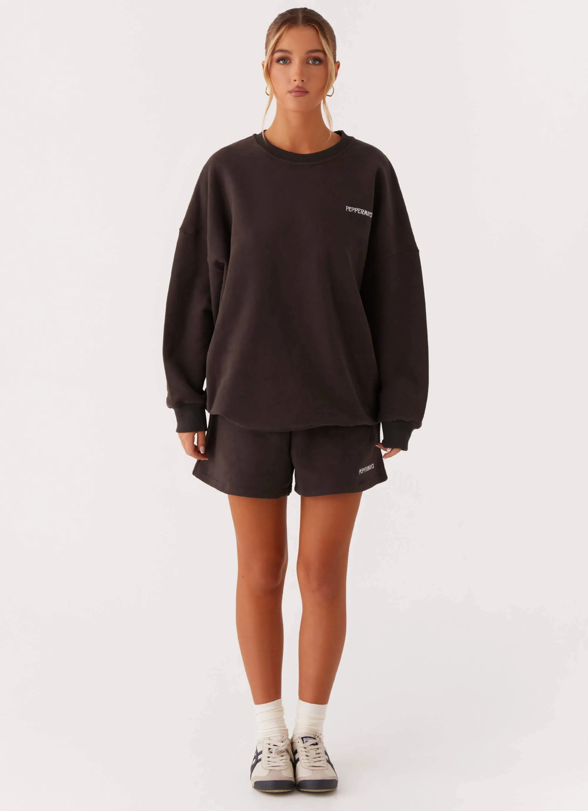 Body Ready Durable Hem Signature Sweatshorts - Charcoal