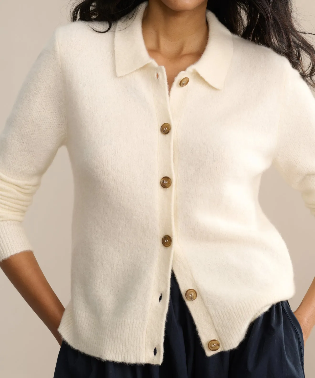 Ventilated Underarm Design Windproof Weave Murphy Cardigan
