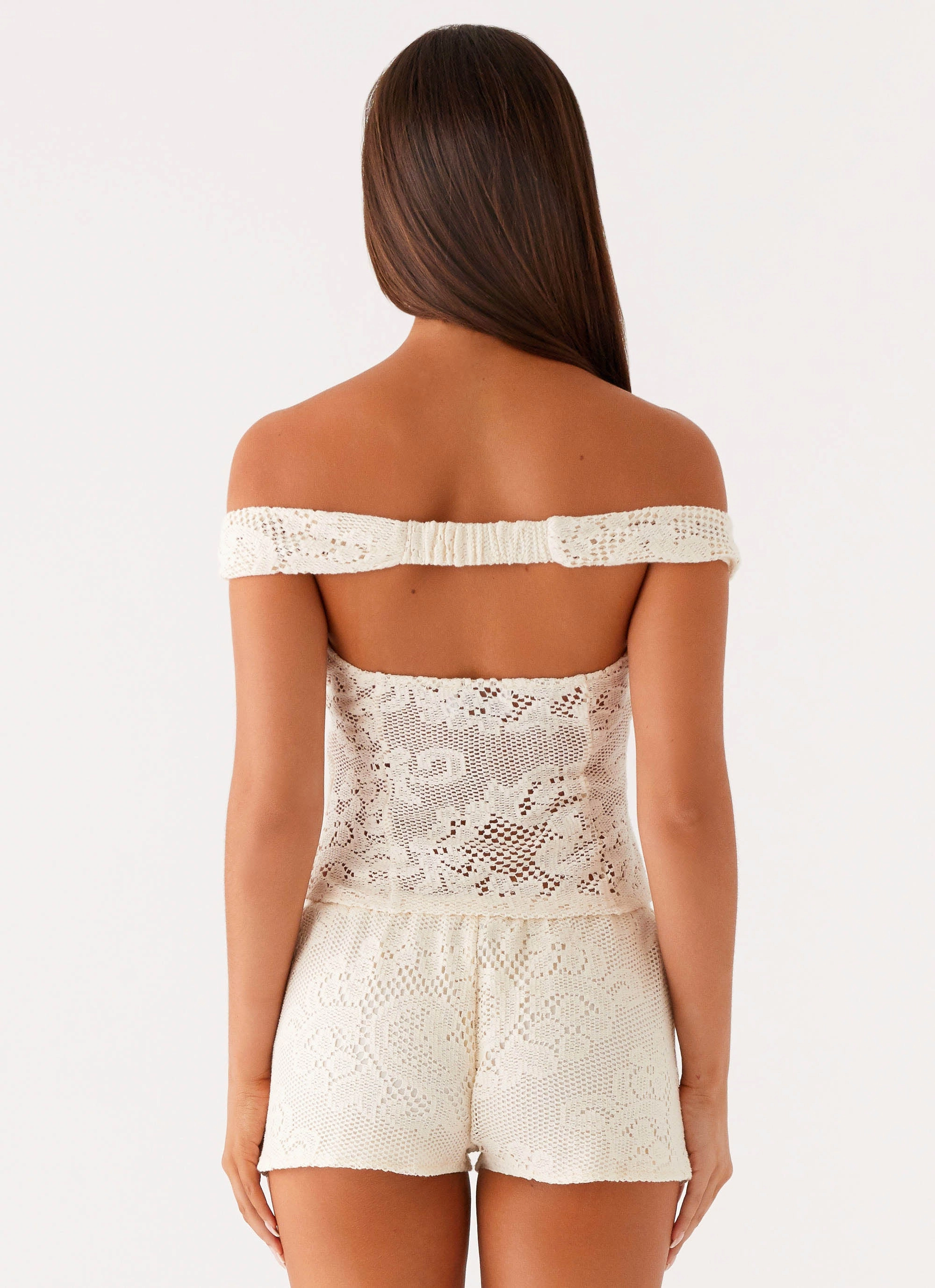 ButterySoftTextile FrictionResistant Fabric Nada Top - Ivory