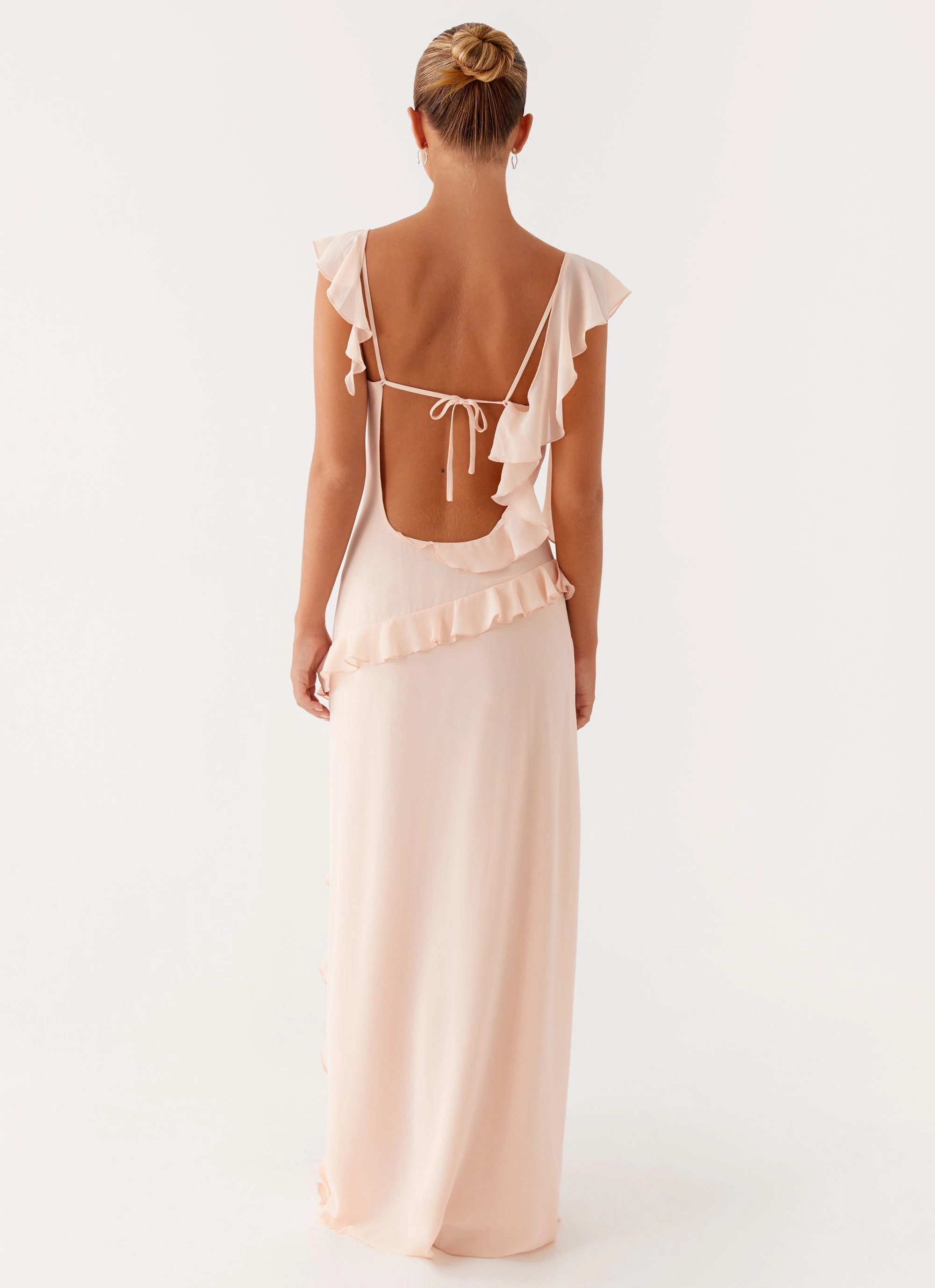 Naya Maxi Dress - Peach Stylish Comfort