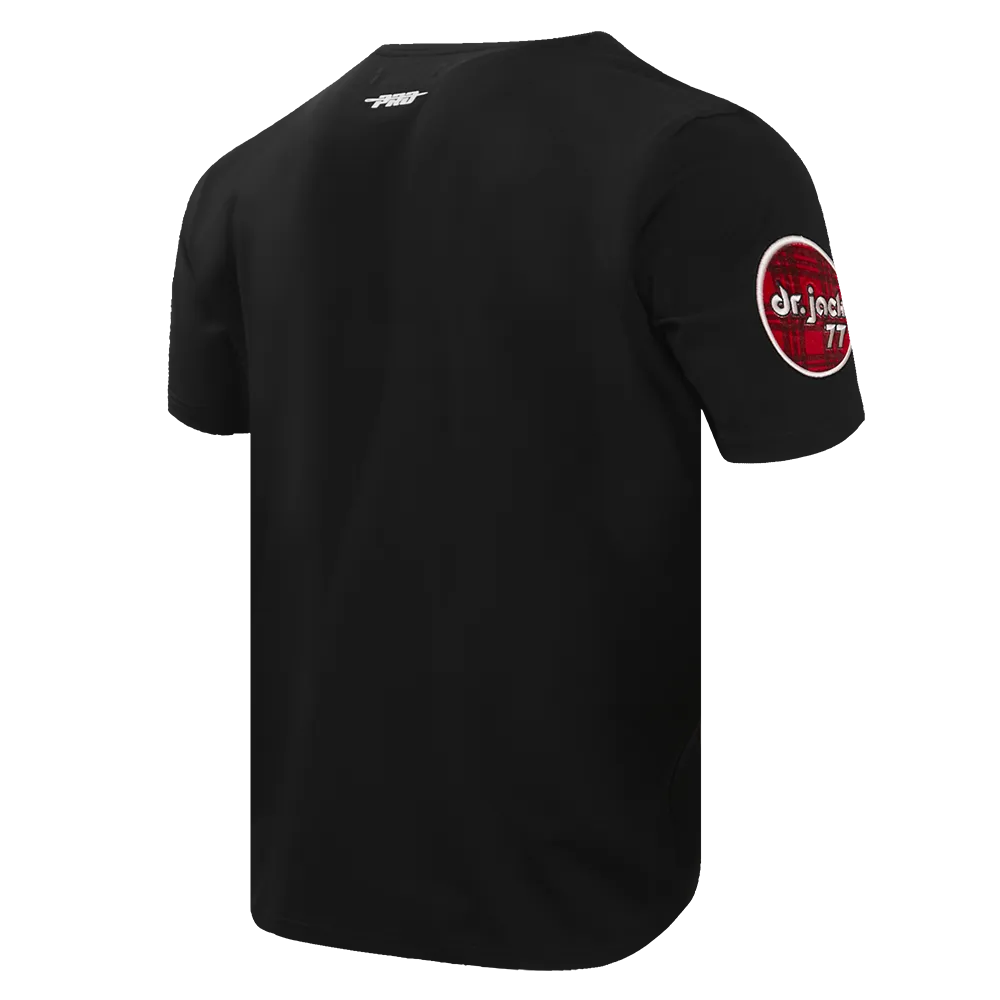 NBA PORTLAND TRAIL BLAZERS MEN'S CHEST TEE (BLACK)