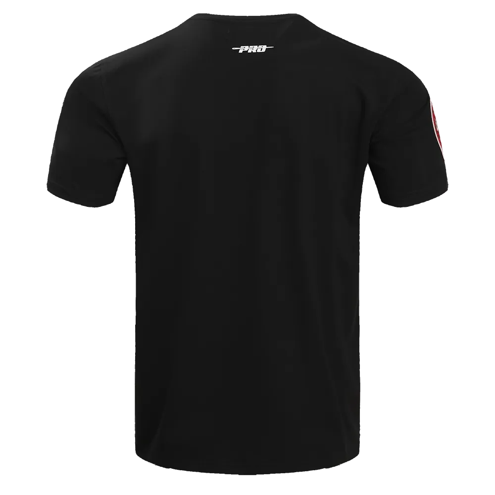 NBA PORTLAND TRAIL BLAZERS MEN'S CHEST TEE (BLACK)
