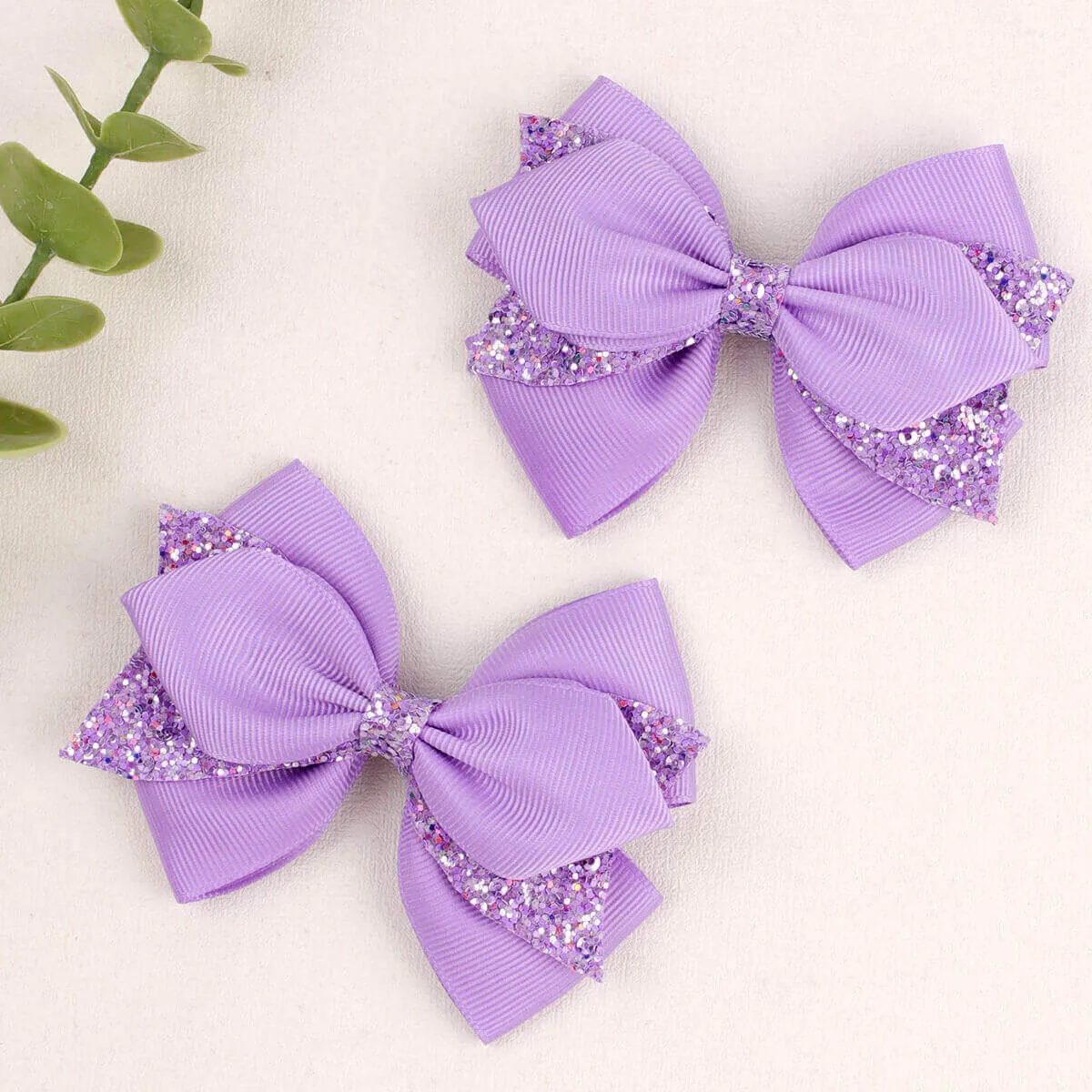 Neon Color Leopard Stars Hair Bows