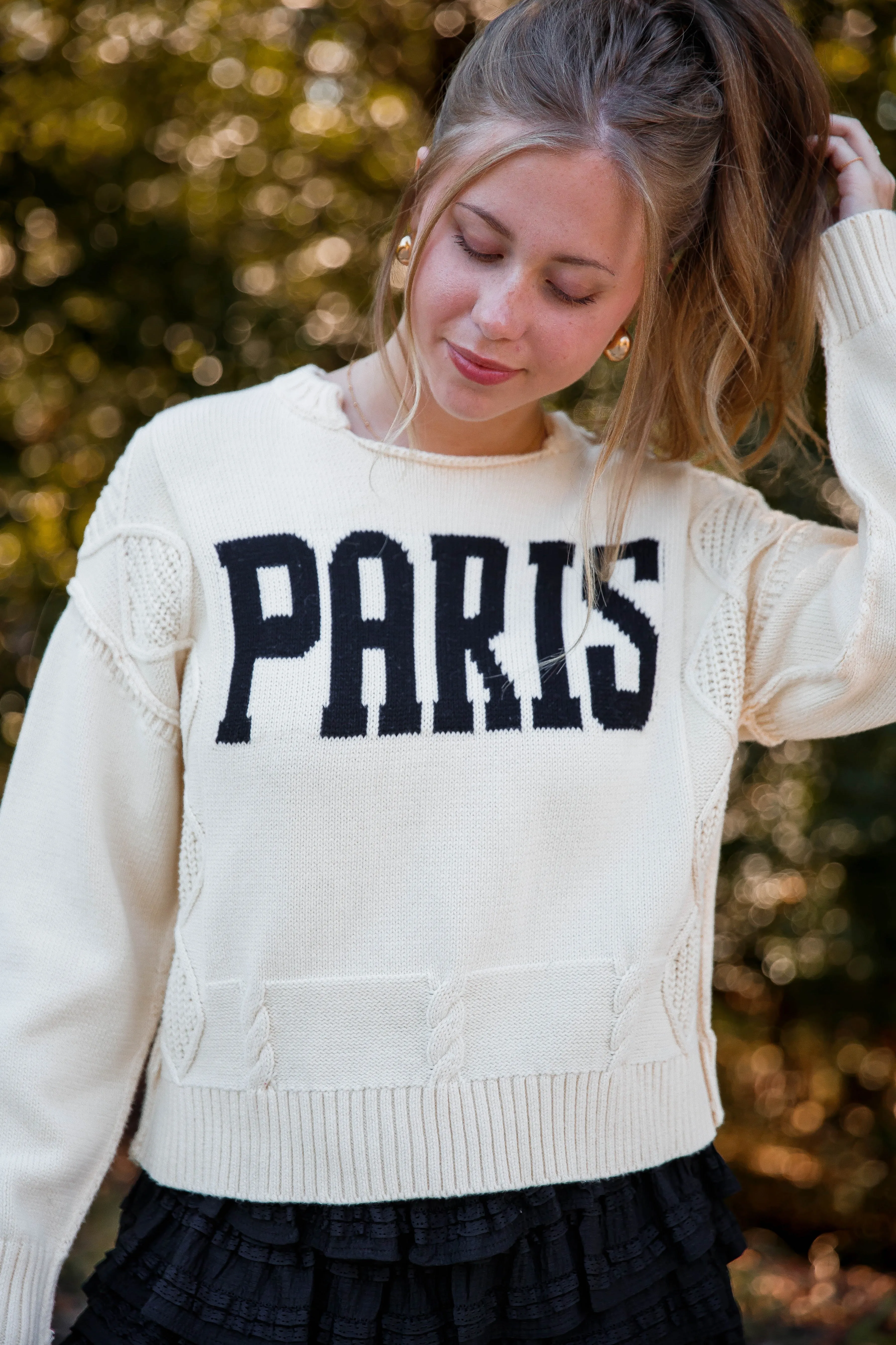 SweatWicking Fabric New Romance In The City Sweater-Paris