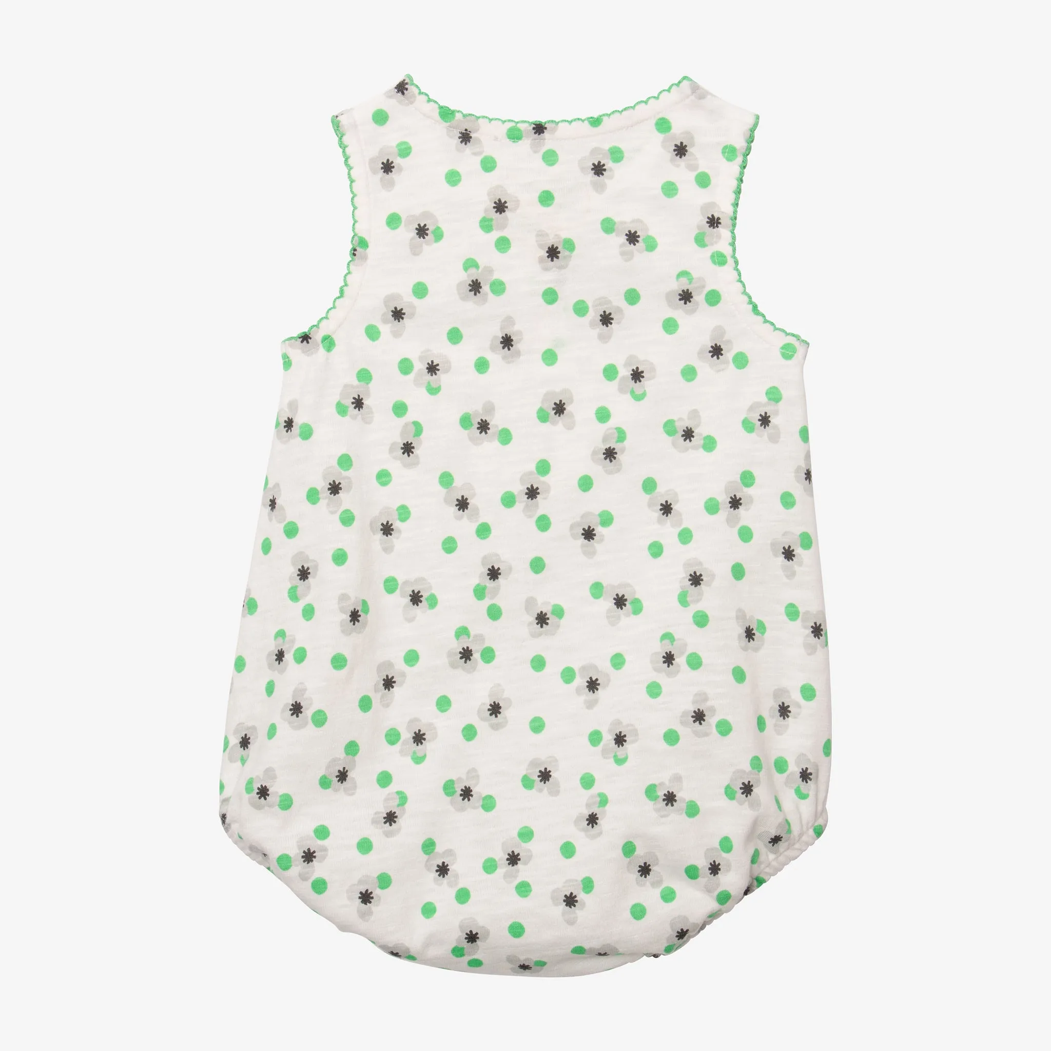 Newborn girls' beige bodysuit