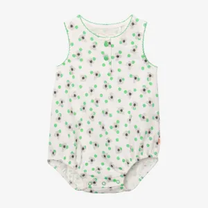 Newborn girls' beige bodysuit