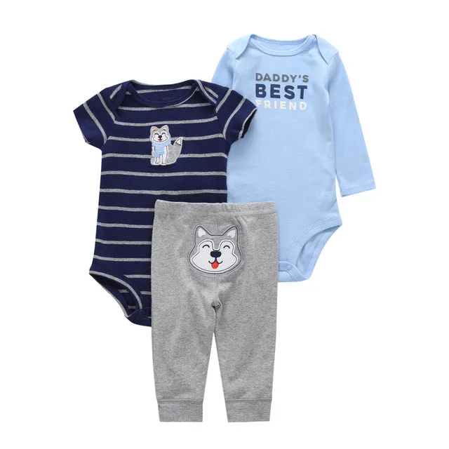 Newborn Summer Dress Set Romper   Pant