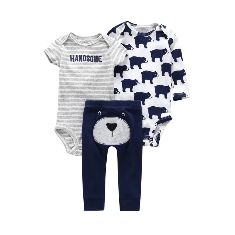 Newborn Summer Dress Set Romper   Pant