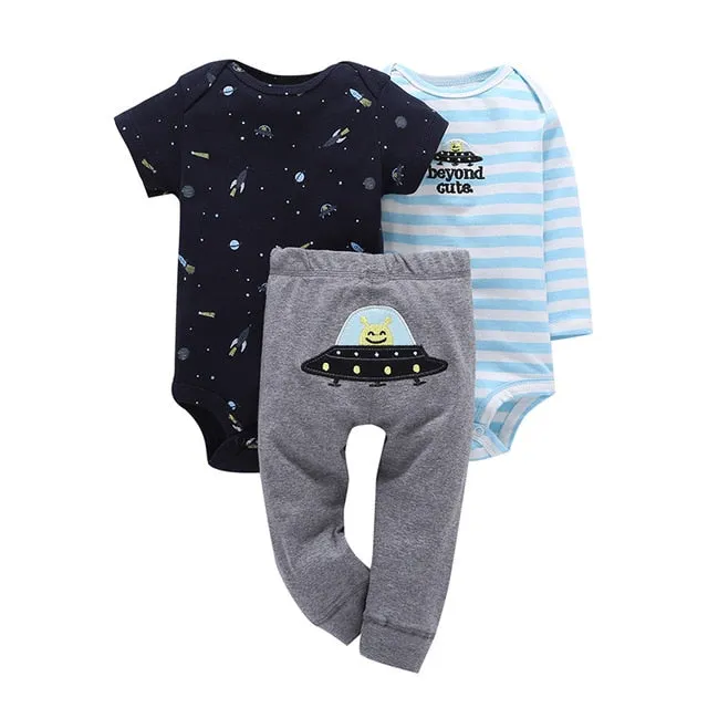 Newborn Summer Dress Set Romper   Pant