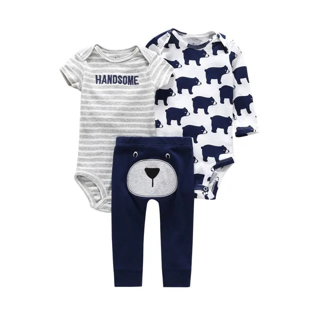 Newborn Summer Dress Set Romper   Pant