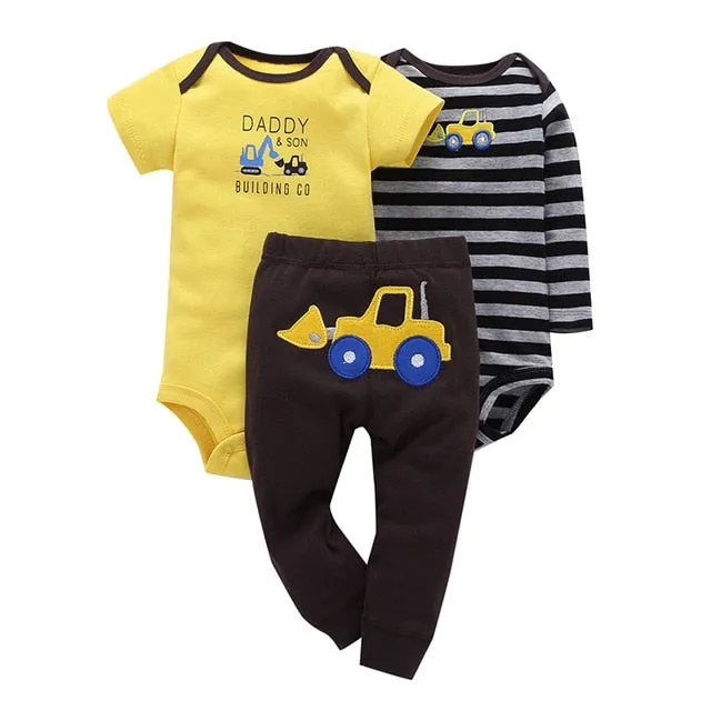 Newborn Summer Dress Set Romper   Pant