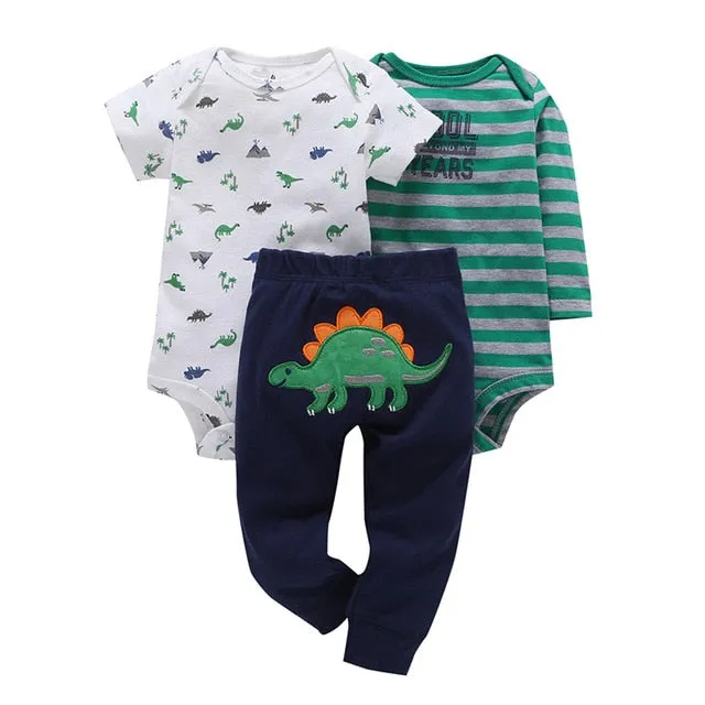 Newborn Summer Dress Set Romper   Pant