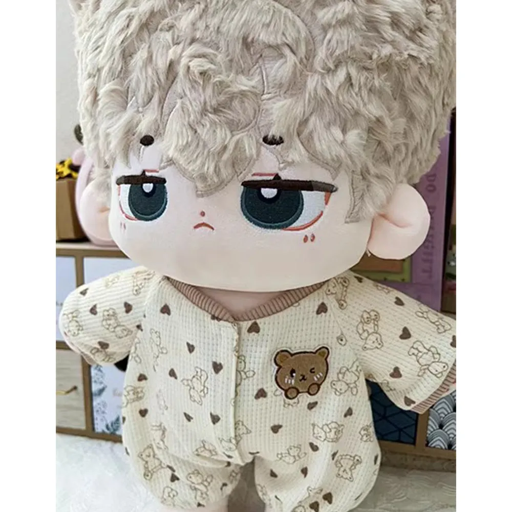 niannyyhouse 40cm Plush Doll Clothes Little Bear Climbing Jumpsuits Doll Accessories Dress Up