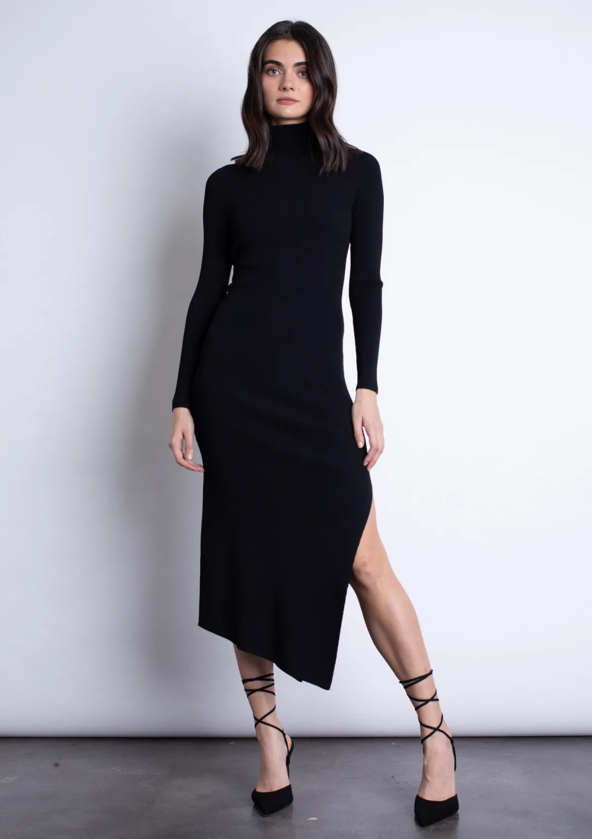 Nicole Midi Knit Dress loose silhouette