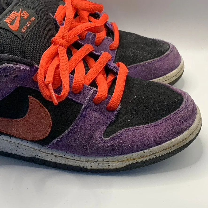 NIKE  Men's Purple/Orange/Red Dunk Low SB ACG Terra Lace-Up Sneakers SZ 10.5