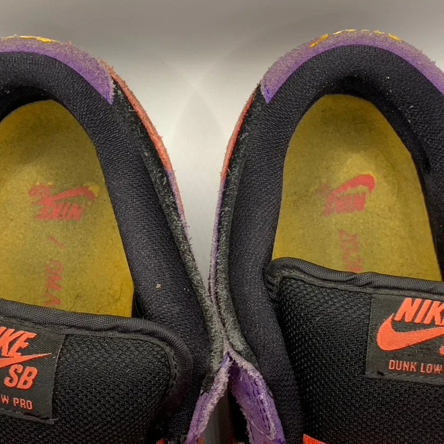 NIKE  Men's Purple/Orange/Red Dunk Low SB ACG Terra Lace-Up Sneakers SZ 10.5