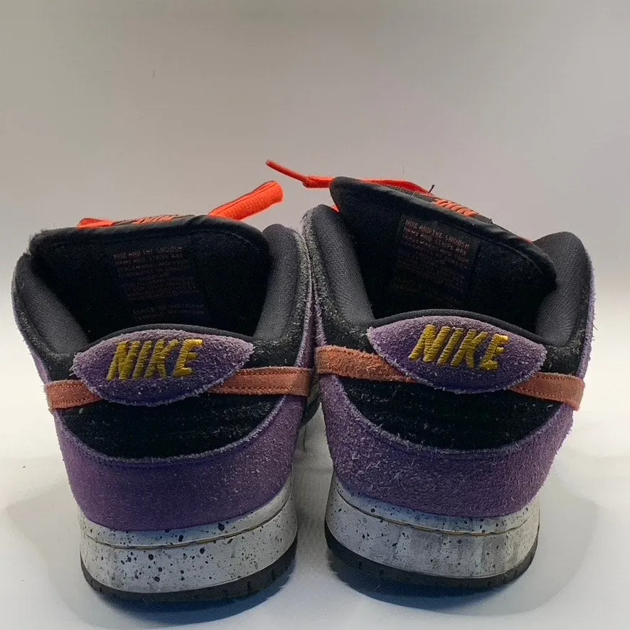 NIKE  Men's Purple/Orange/Red Dunk Low SB ACG Terra Lace-Up Sneakers SZ 10.5