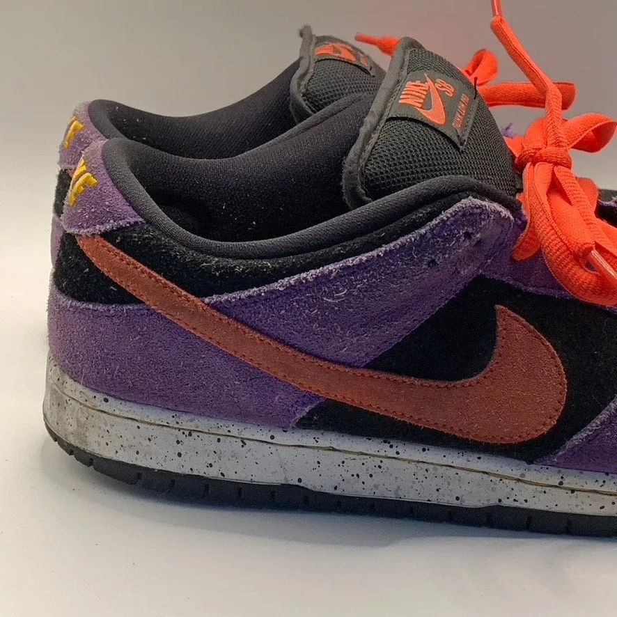 NIKE  Men's Purple/Orange/Red Dunk Low SB ACG Terra Lace-Up Sneakers SZ 10.5