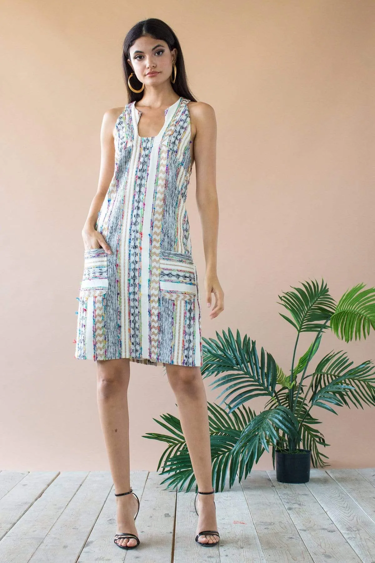 Nina Dress - Fez Morocco Stripe Versatile Layer Wear