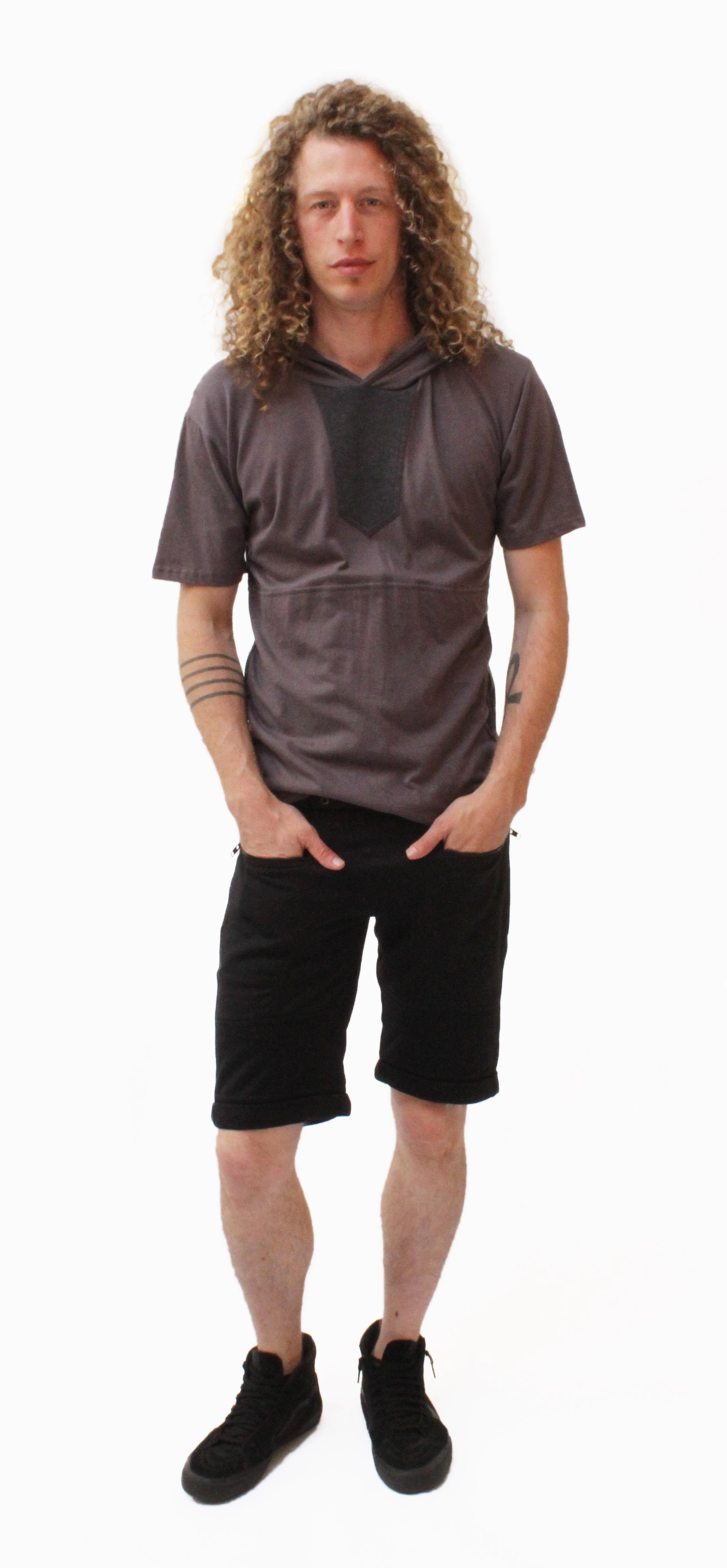 Back pockets Sporty Look Ninja Shorts STOCK AVAILIABLE NO BELT