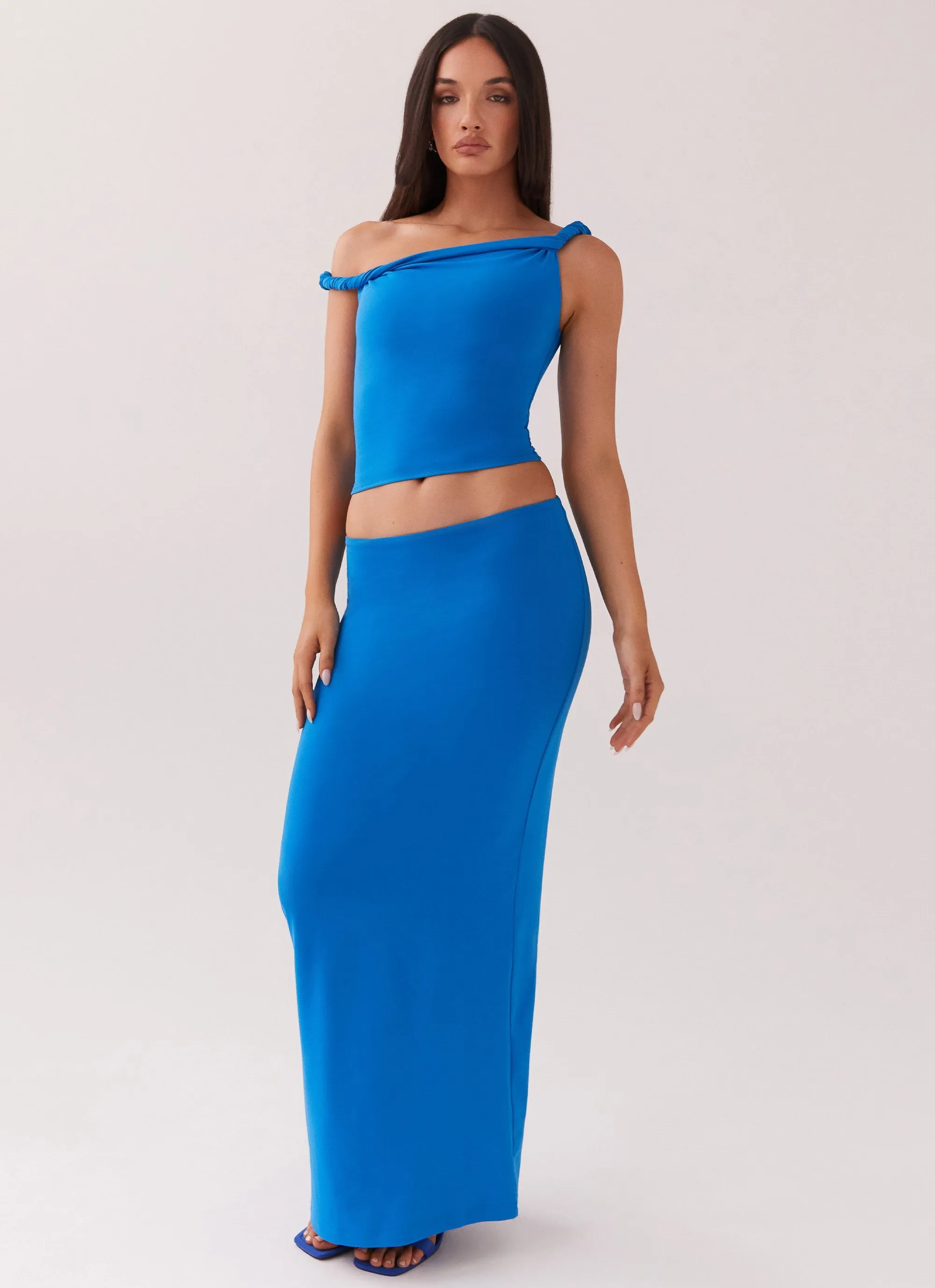 Solace Soul Maxi Skirt - Cobalt Outdoor Use