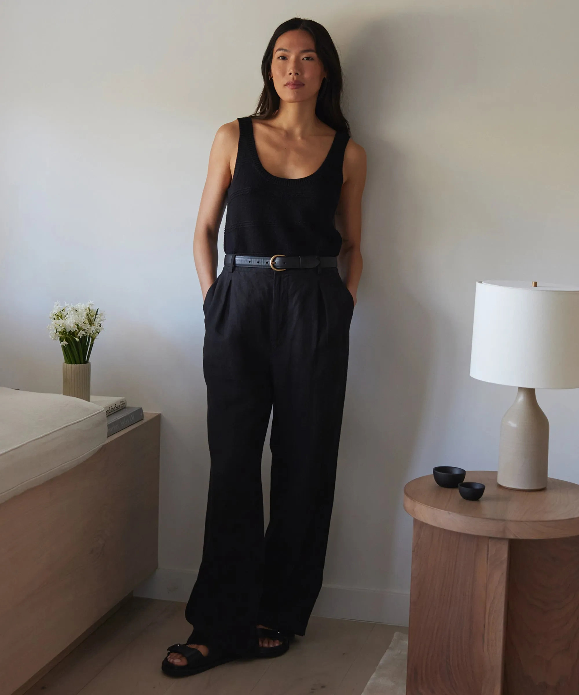 Linen Kyle Trouser Quick Move