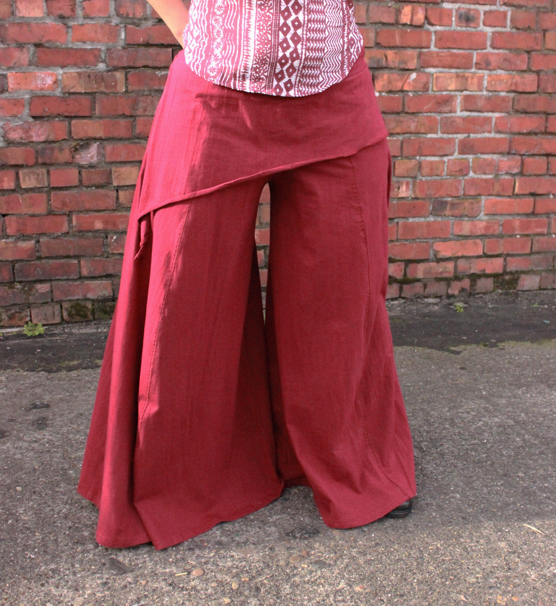 Boho Skirt Pant Sporty Comfort Wear