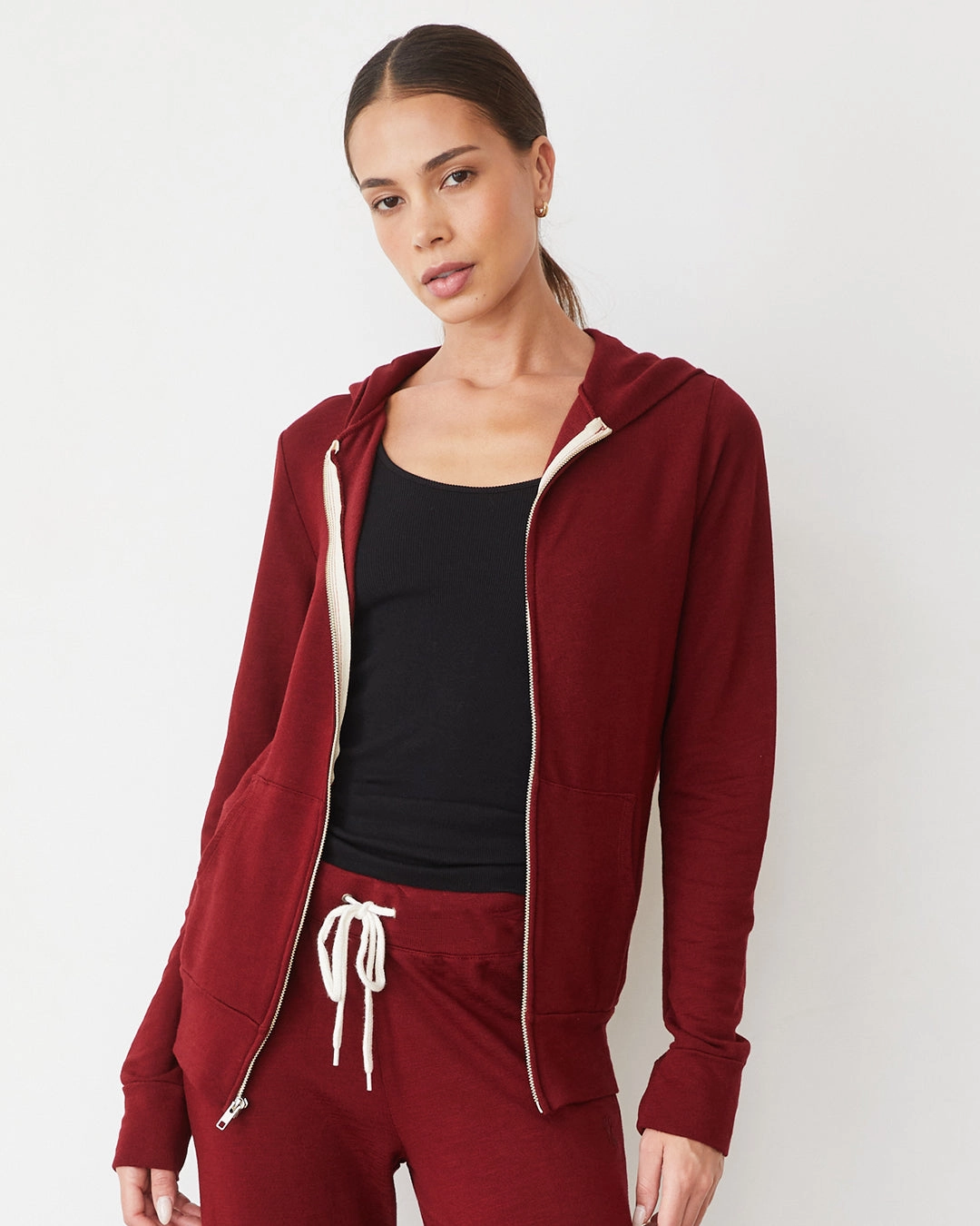 Supersoft Zip Up Hoody All Season Wear Fabric