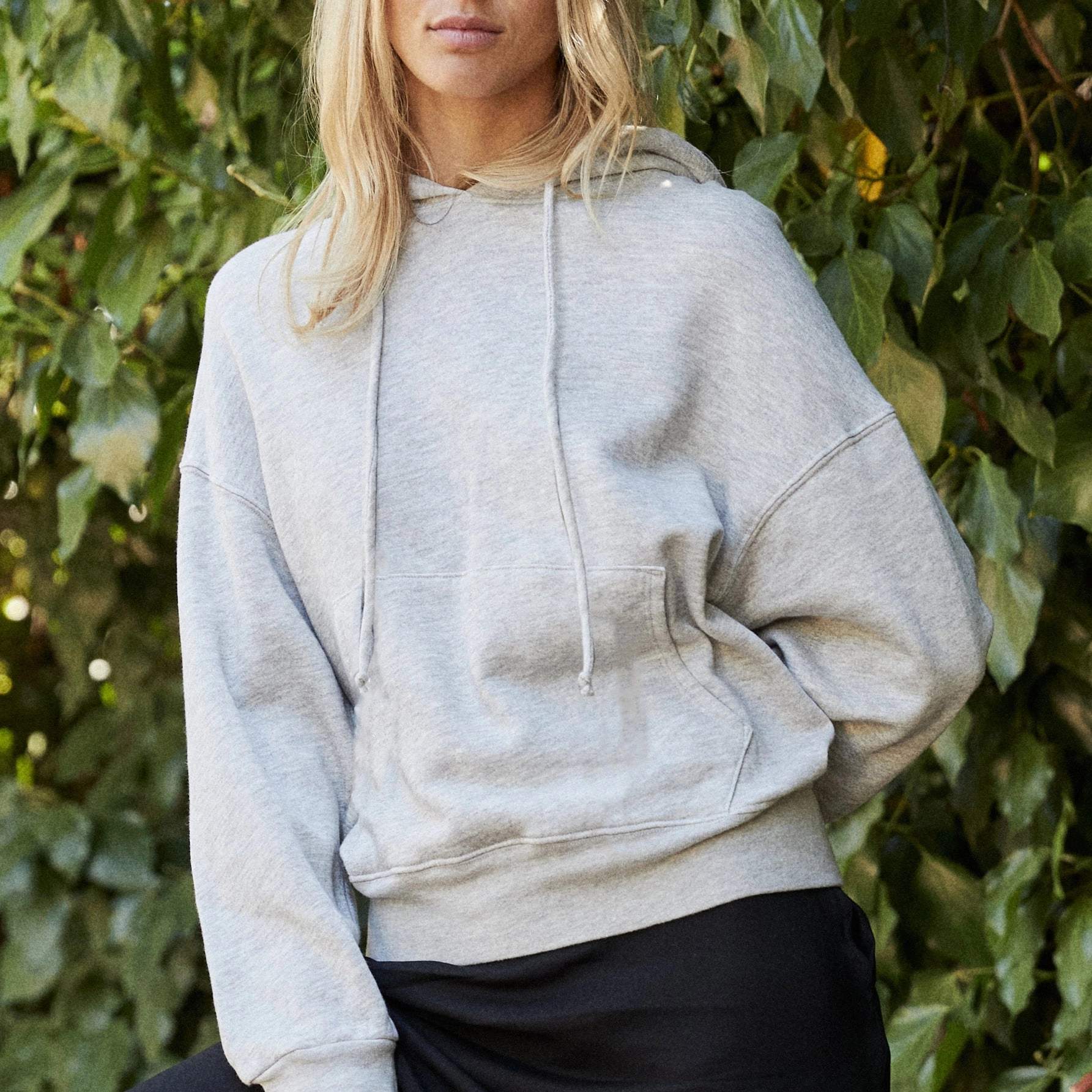 Simple Dress AllDay Comfort Tech Fleece Slouchy Pullover Hoody