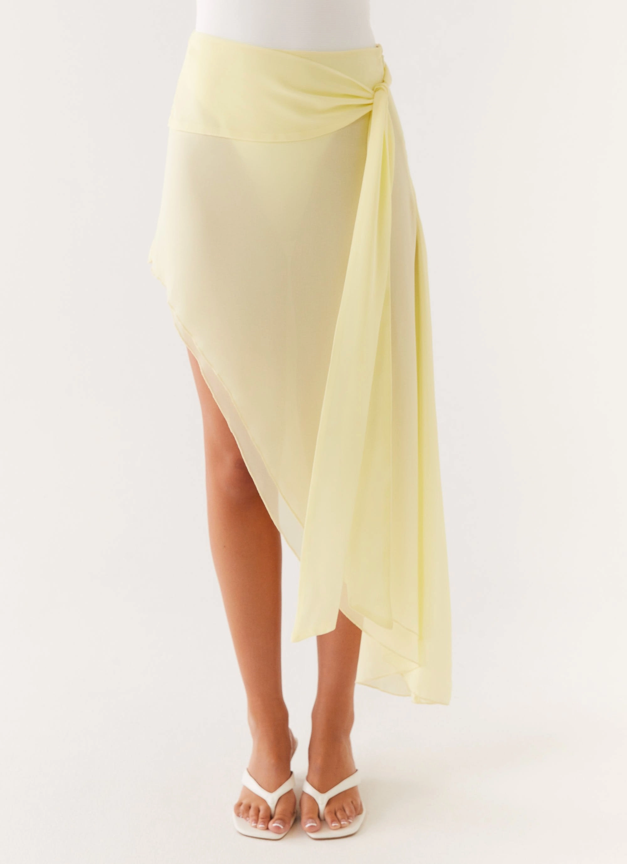 Tilly Swim Skirt - Pastel Yellow Movement Comfort