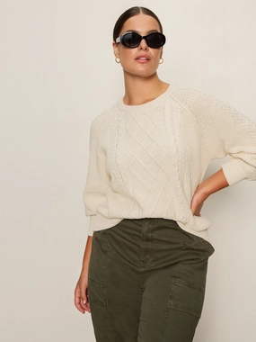 Nomad Cable Popover Chalk Extended Sizing Non Restrictive Fit Nomad Cable Popover Chalk Extended Sizing Airflow channels luxe feel