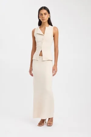 Non Irritating Lining Carter Maxi Skirt party look Texture Shot Carter Maxi Skirt