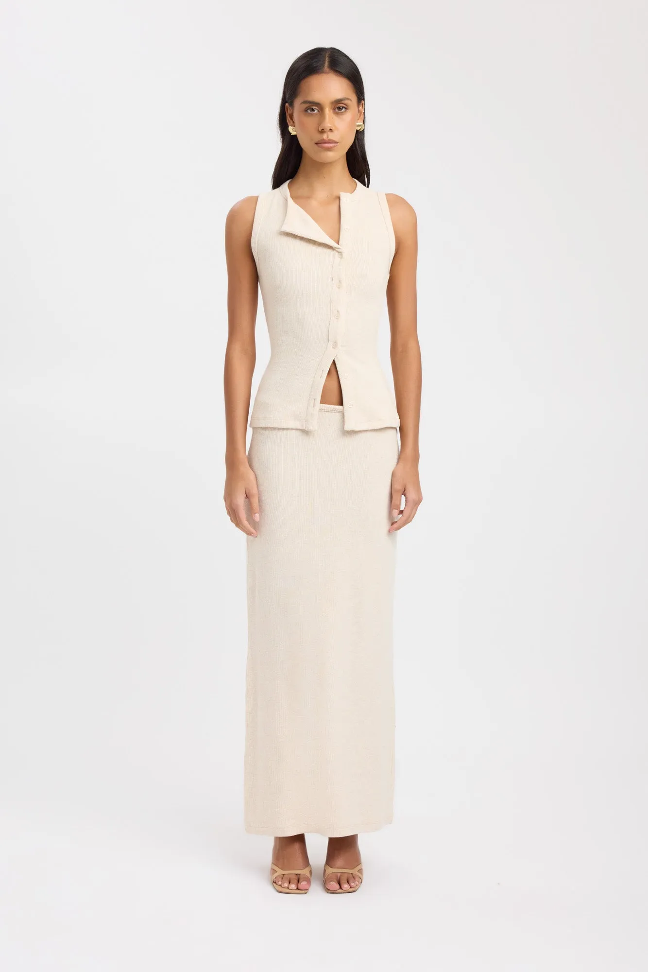 Side Pockets Carter Maxi Skirt