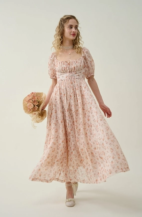 Non Bulky Insulation Alice 19 | Floral linen dress Alice 19 | Floral linen dress Moisture Wicking Inner Layer