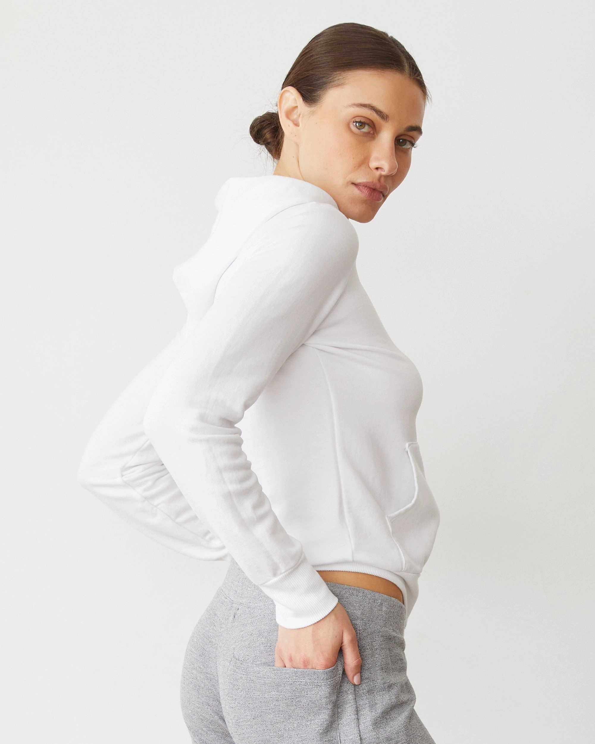 Sporty Cardigan CompressionSupportWeave Softfleece Zip Up Hoody