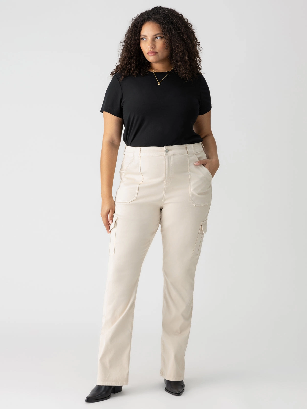 Flexible Fit Sculpted Hayden Bootcut Standard Rise Pant Toasted Almond Extended Sizing