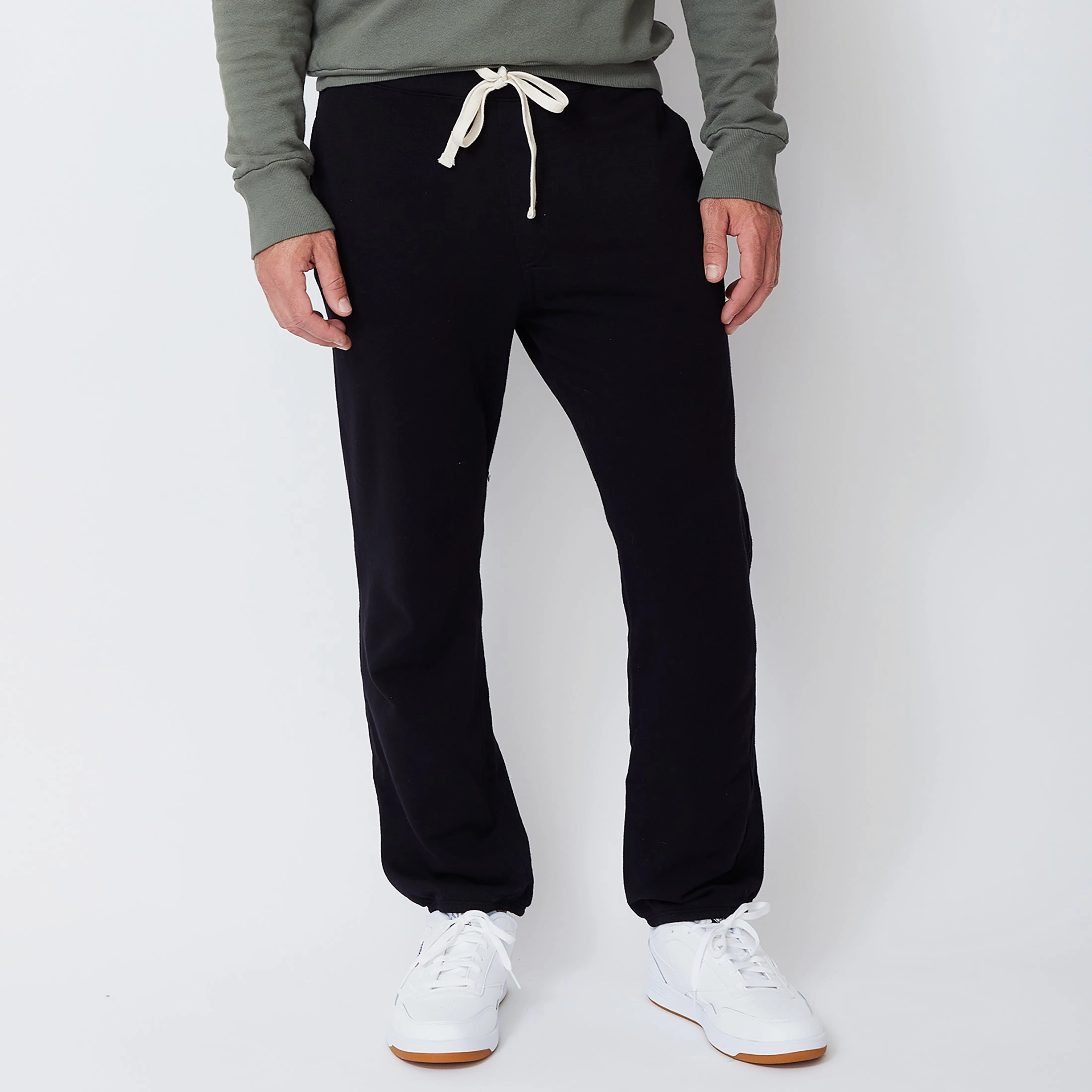 Vintage Sweats DoubleLayered Collar AdjustableHem