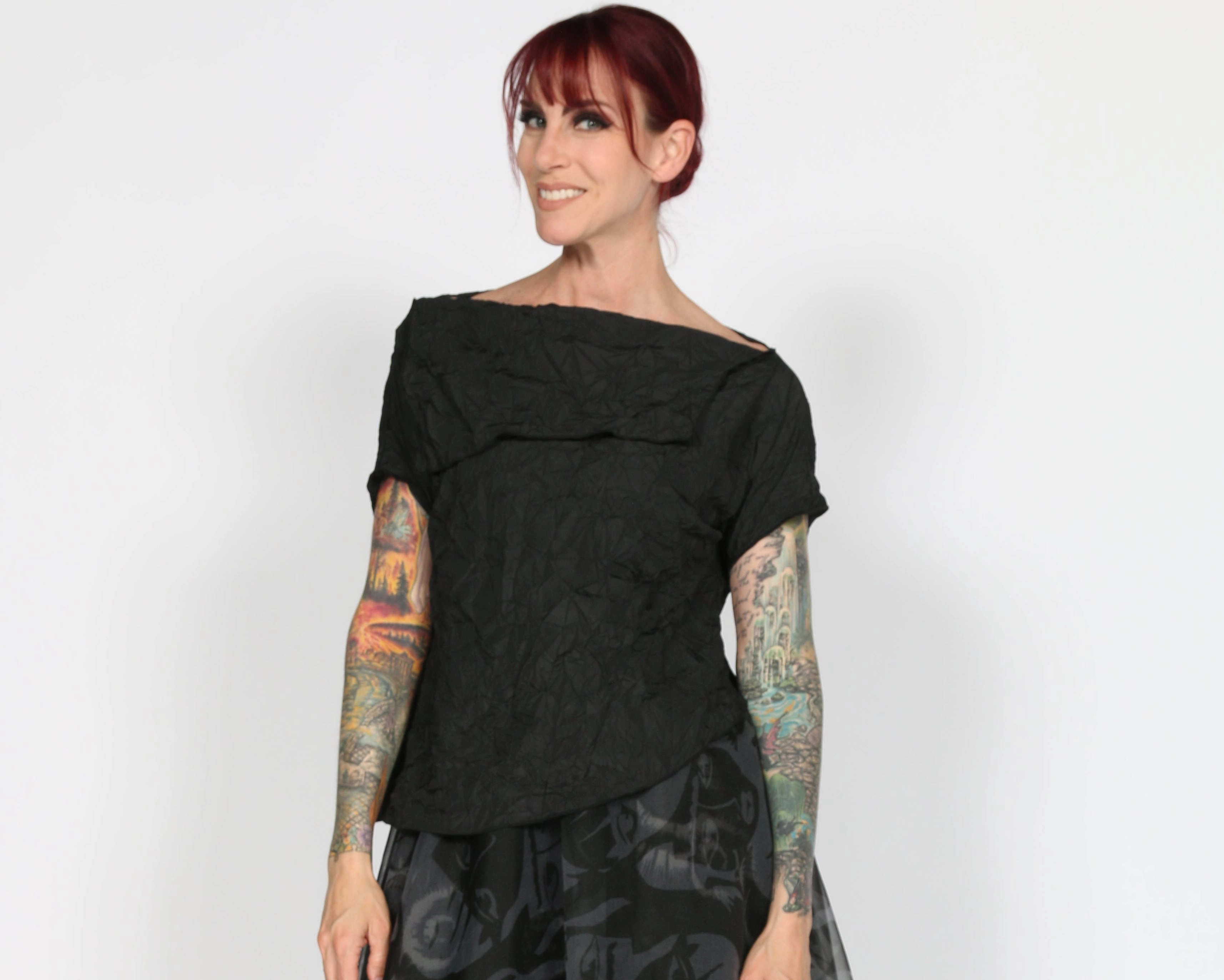 CstmL top Hidden Zipper Pocket