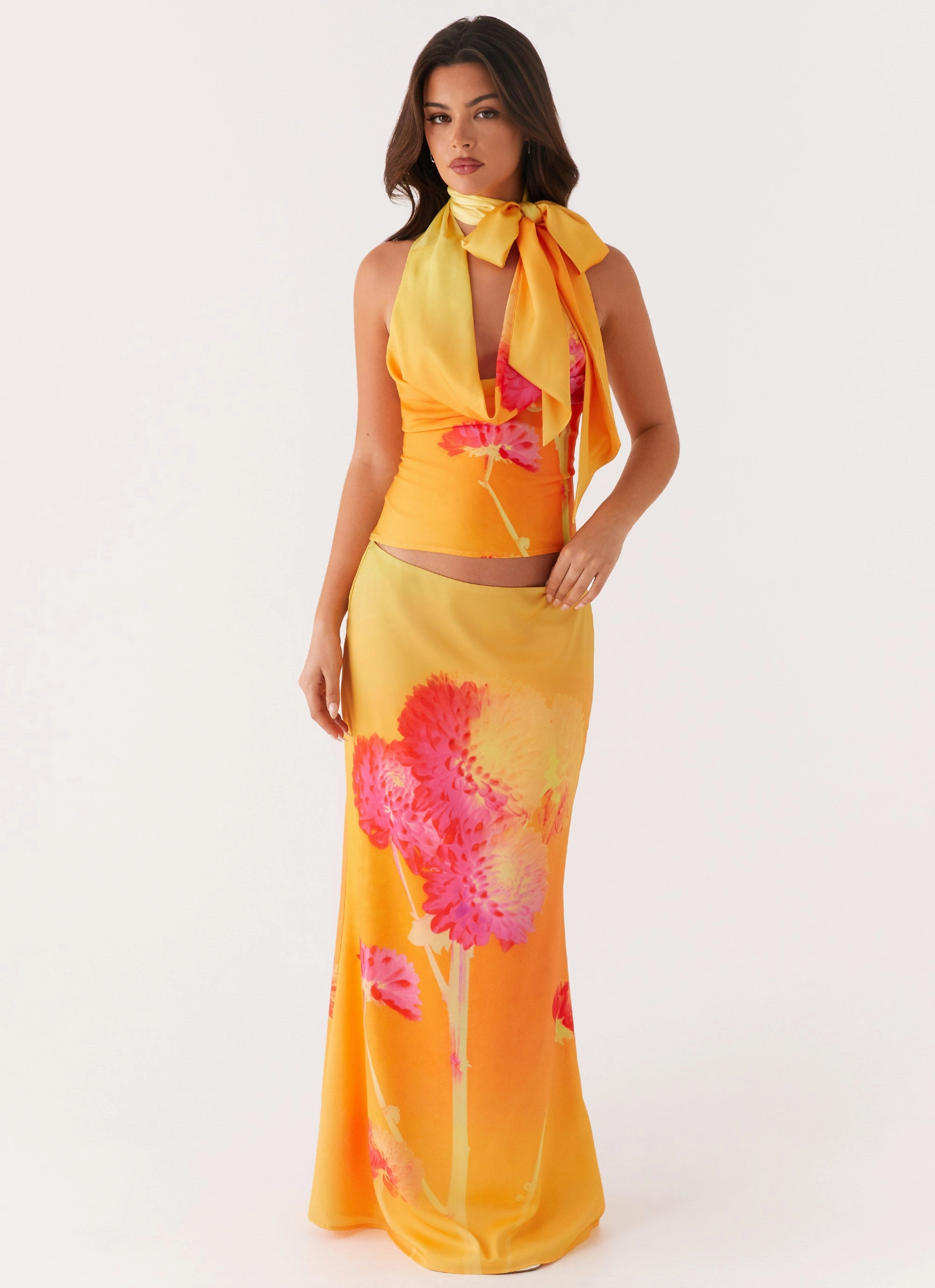 Casual dress SunProtective Nala Top - Orange Floral