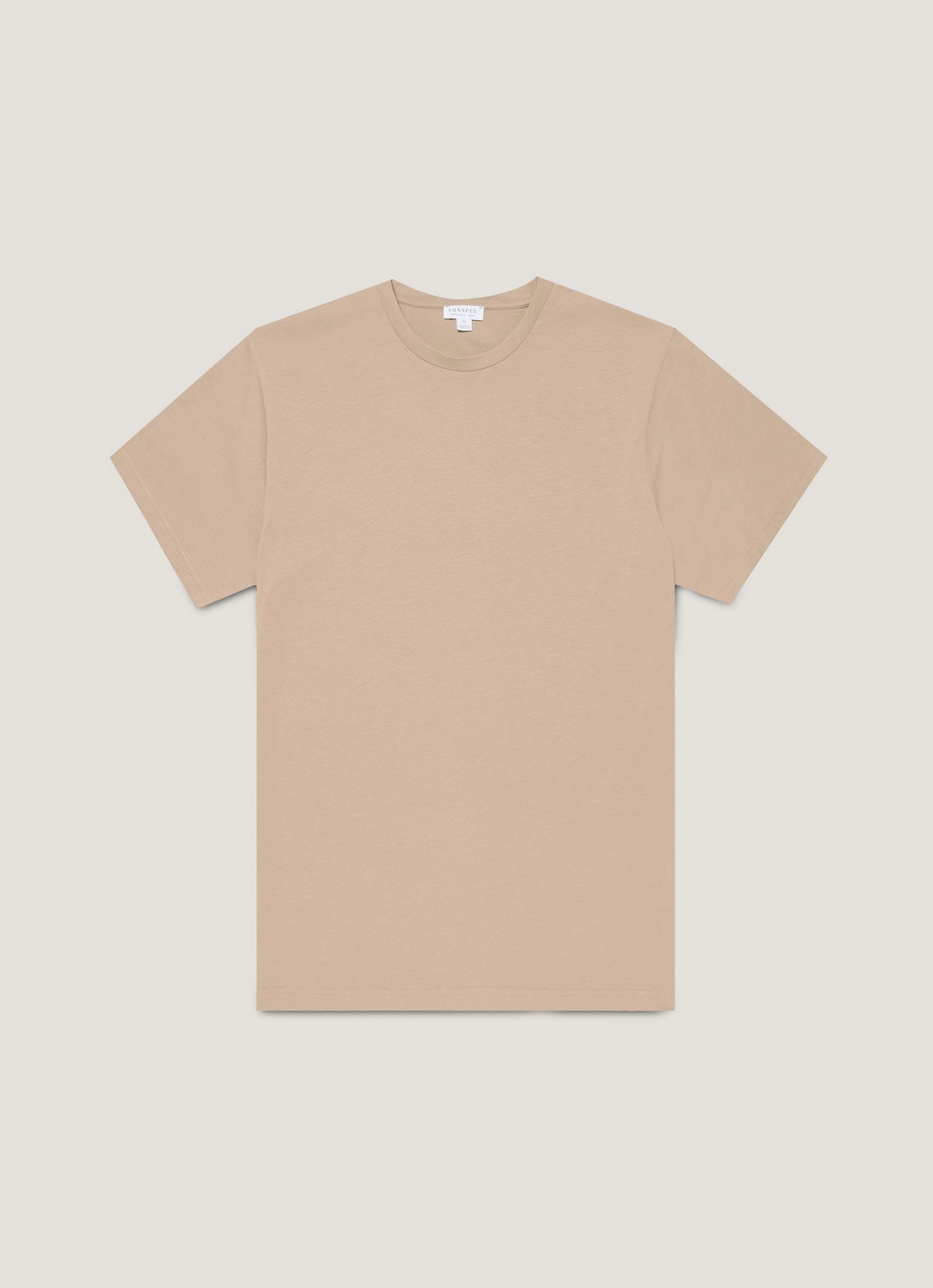 Reinforced Neckline Men's Riviera Midweight T-shirt in Mink