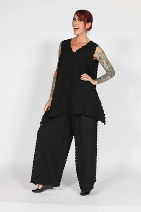 Npt133 tank top Soft Brushed Interior Layered Hemline Npt133 tank top