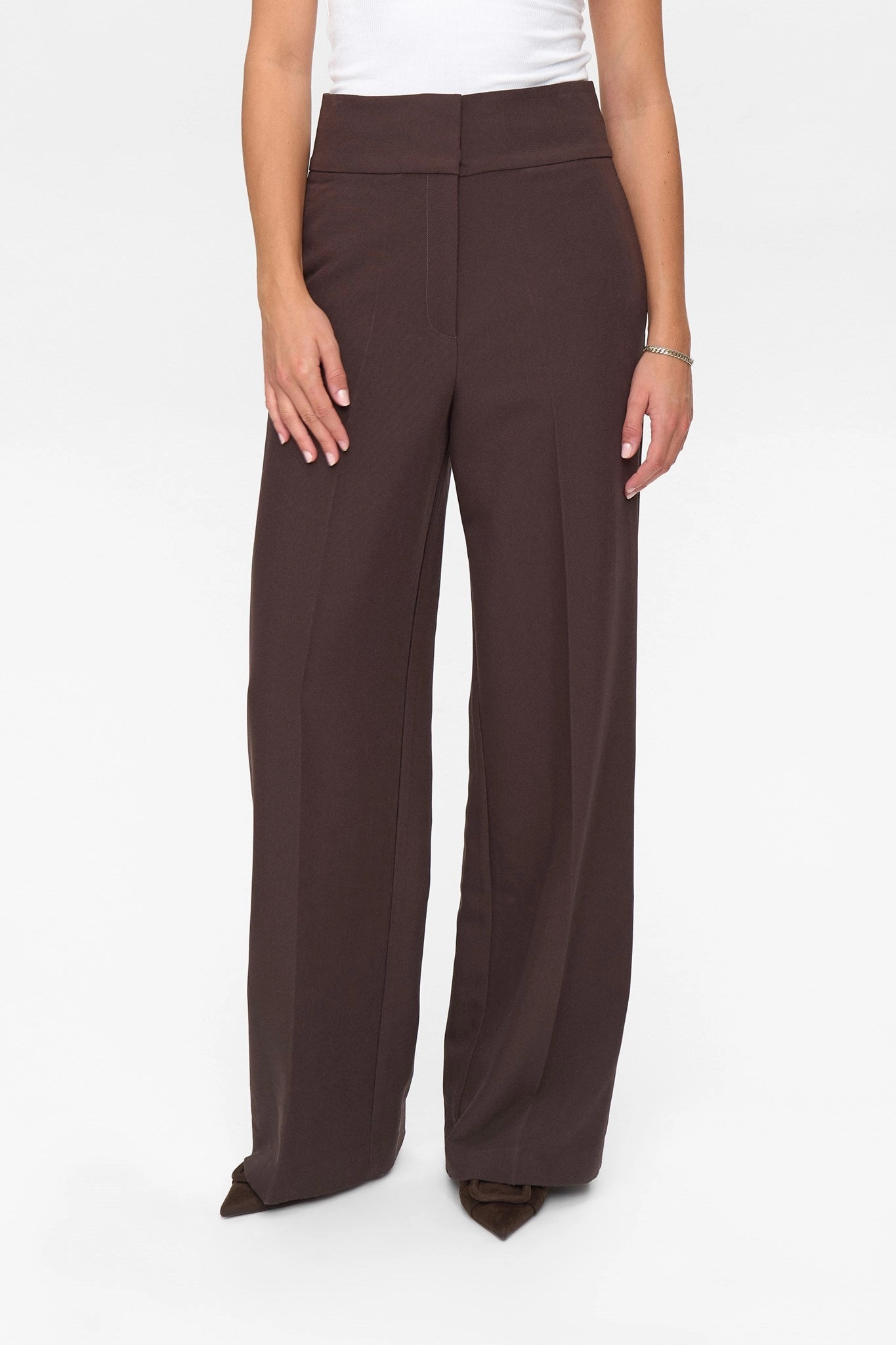 City Style NUBUSSY PANT  - Black Coffee