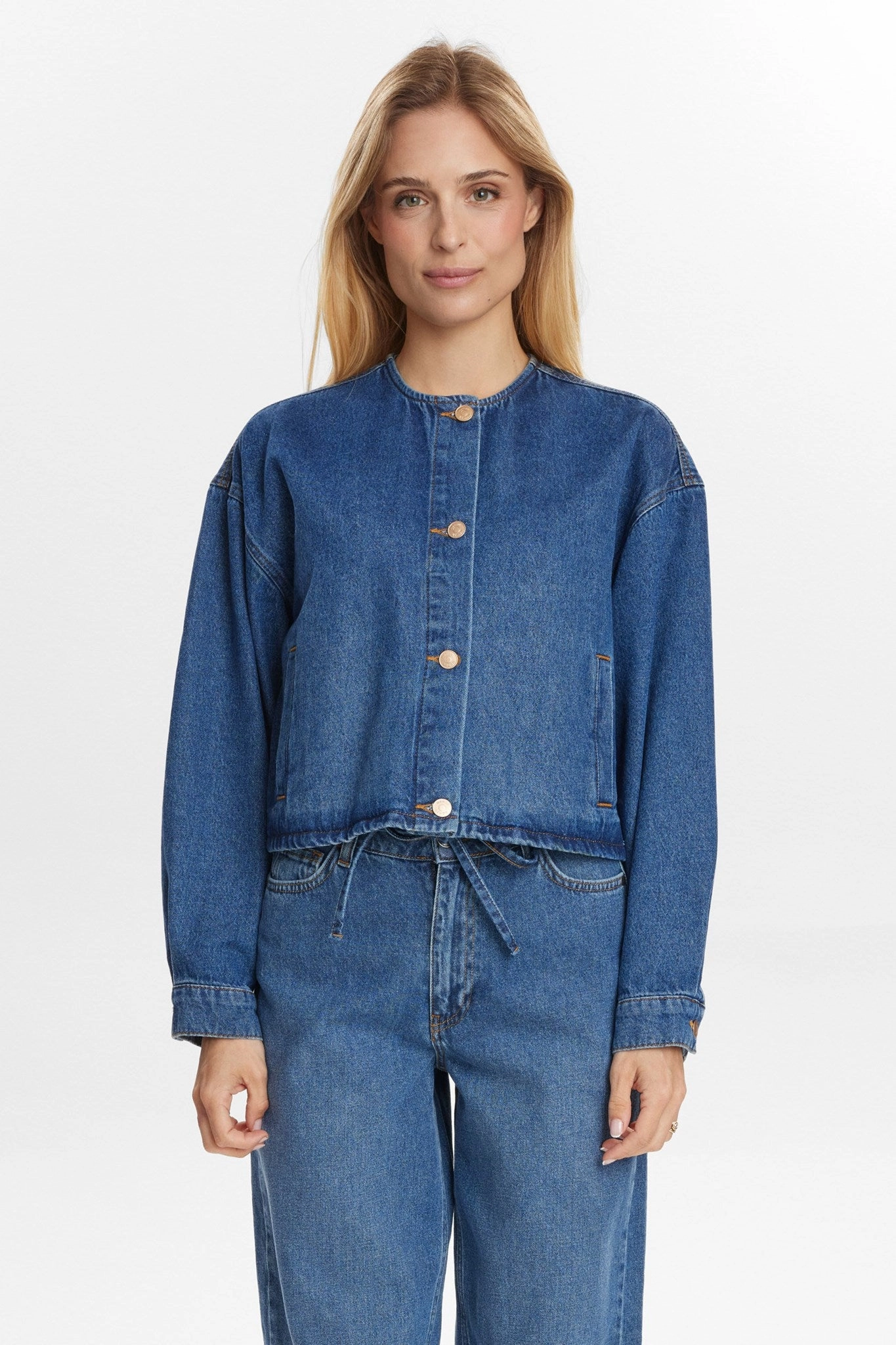 Weekend Style NUCUBA JACKET  - Classic Blue Denim