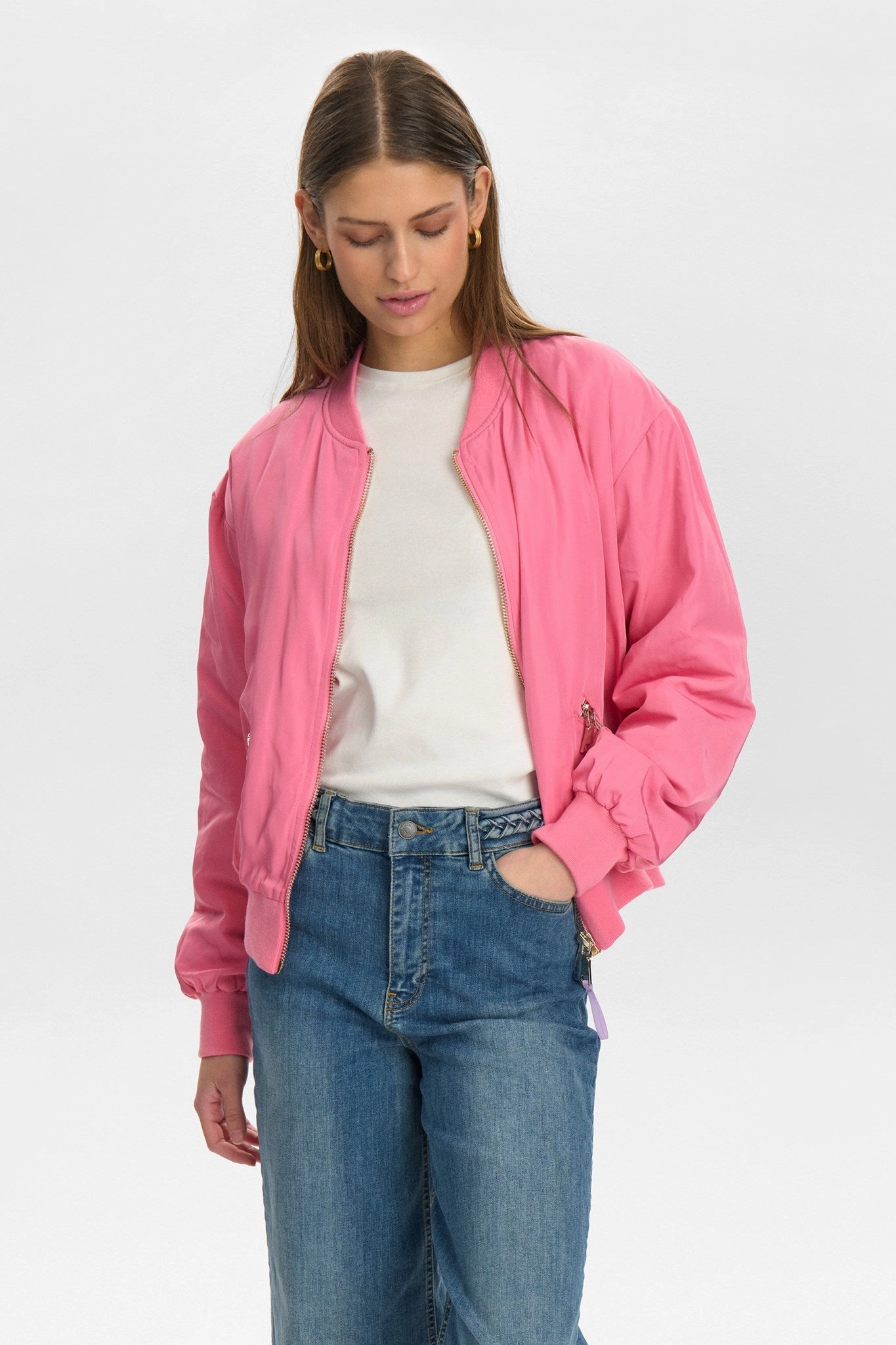 NUELLANORA JACKET - Pink Carnation Flexible Comfort
