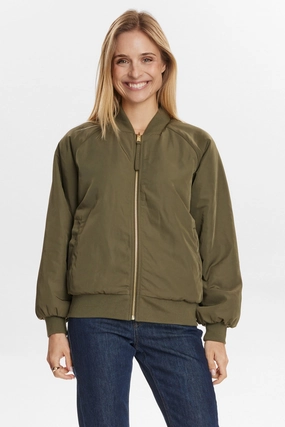 Flexible Hem Adjustment Breezy Layer Option NUETERA REVERSIBLE JACKET - Grape leaf