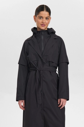 NUNIDA FUNCTIONEL JACKET - Caviar Weatherproof Zipper Seals